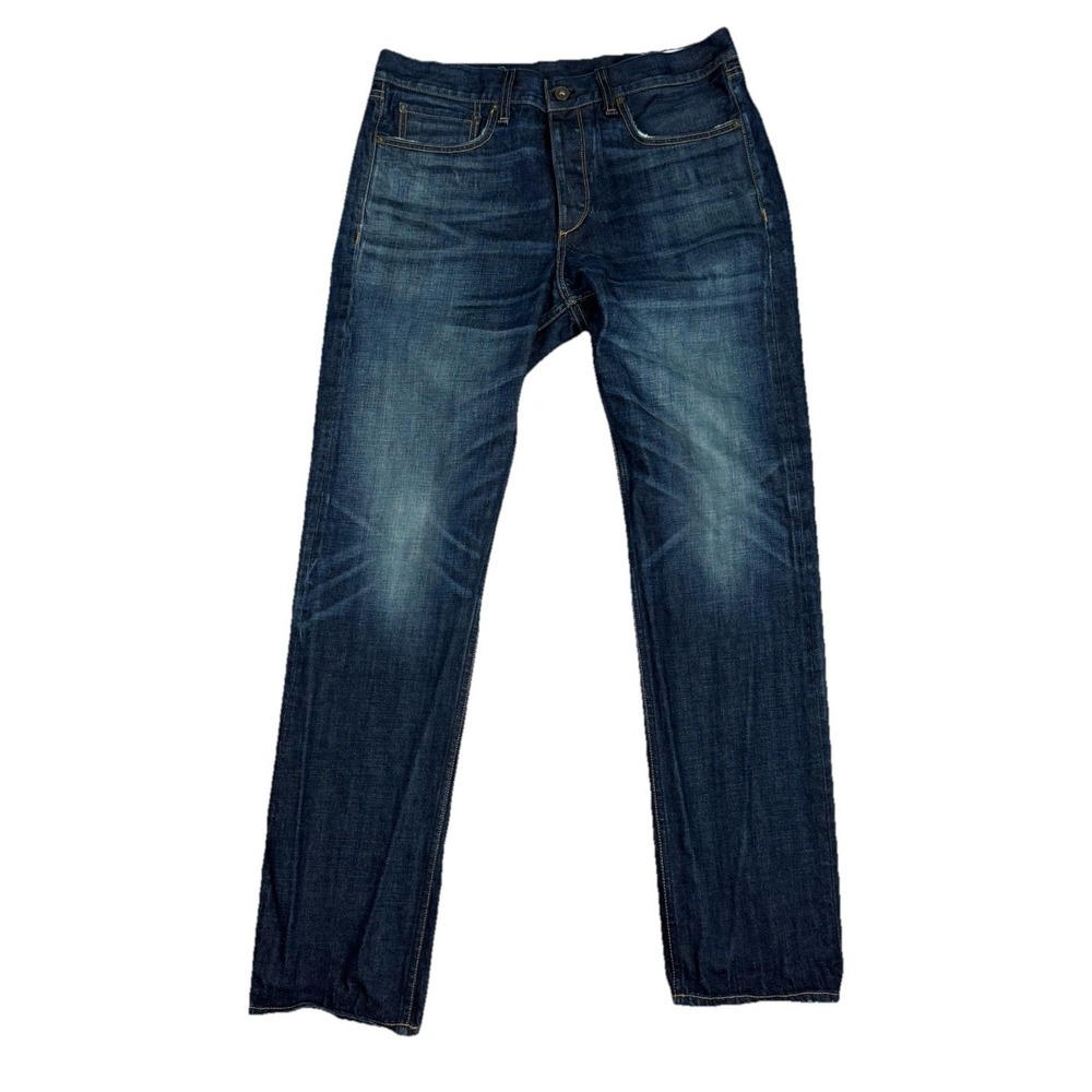Rag & Bone Jeans Mens 34x32 Standard Issue Fit 3 Slim Straight Leg Button Fly